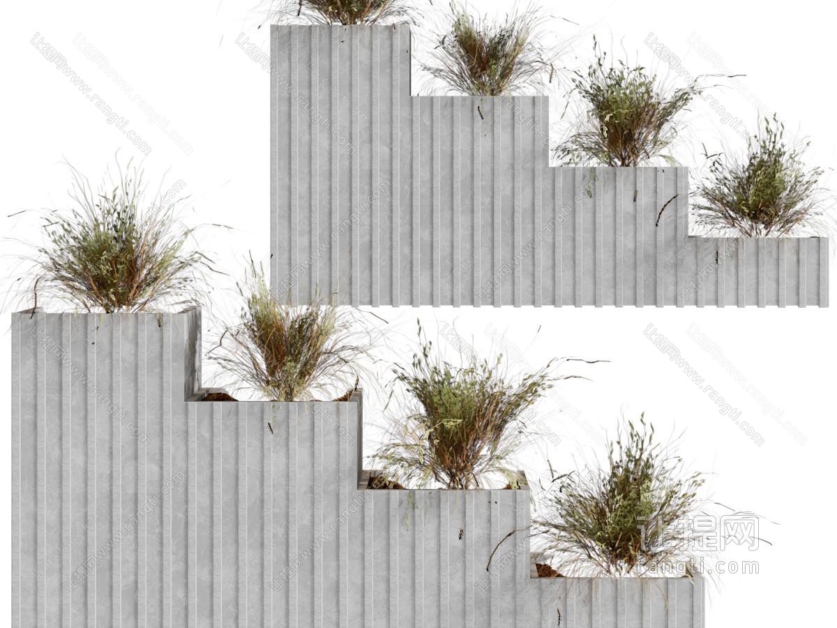 现代户外花草植物景观园艺小品