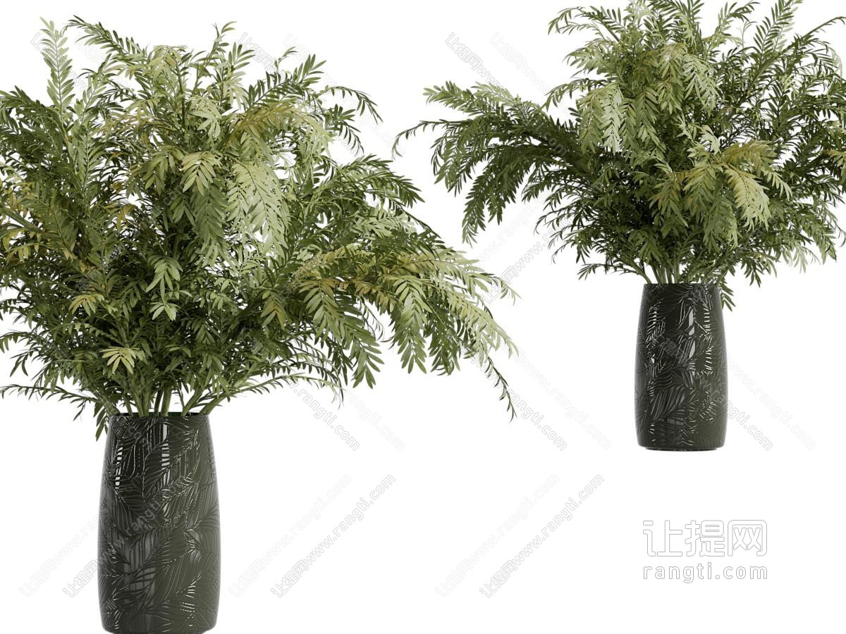现代花瓶花卉