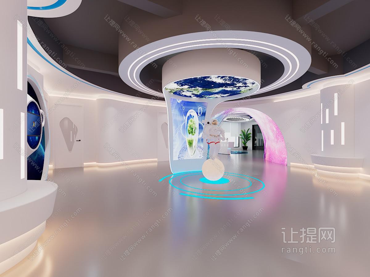 现代科技大堂展厅展览