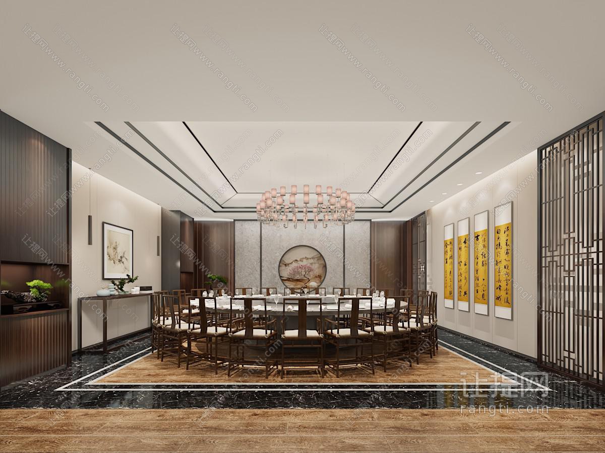 新中式酒店包厢包间