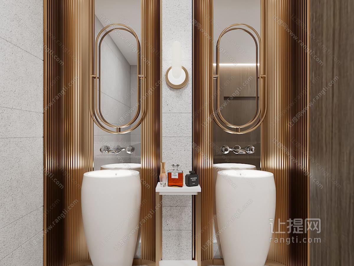 现代轻奢酒店洗手间