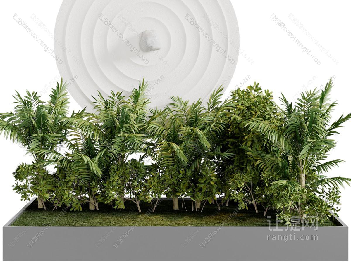 现代户外花坛植物景观园艺小品