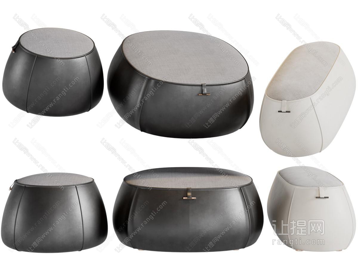 现代沙发凳