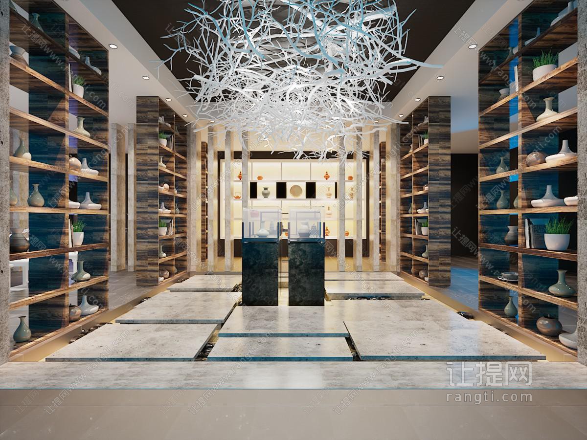现代陶瓷器皿专卖店