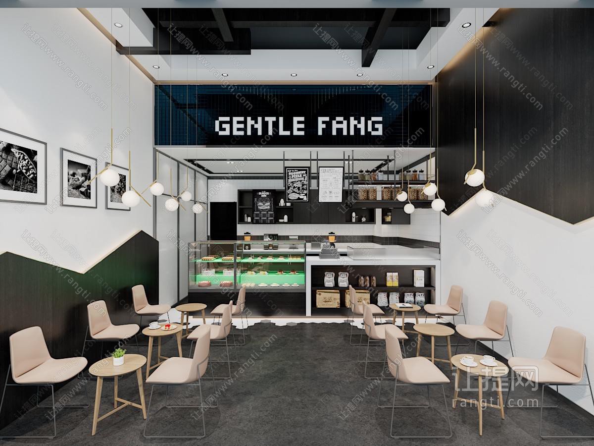 现代咖啡厅、咖啡店