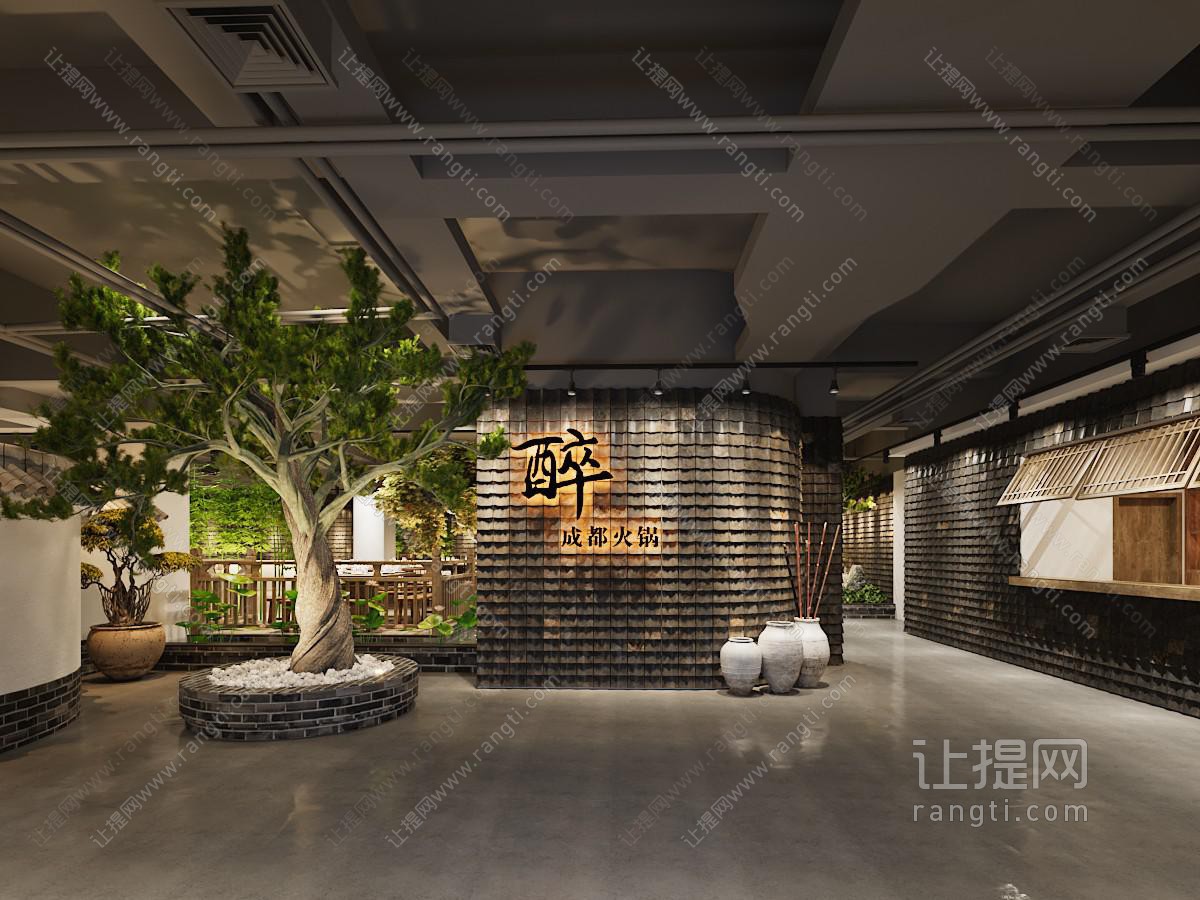 工业loft饭店餐馆、火锅店