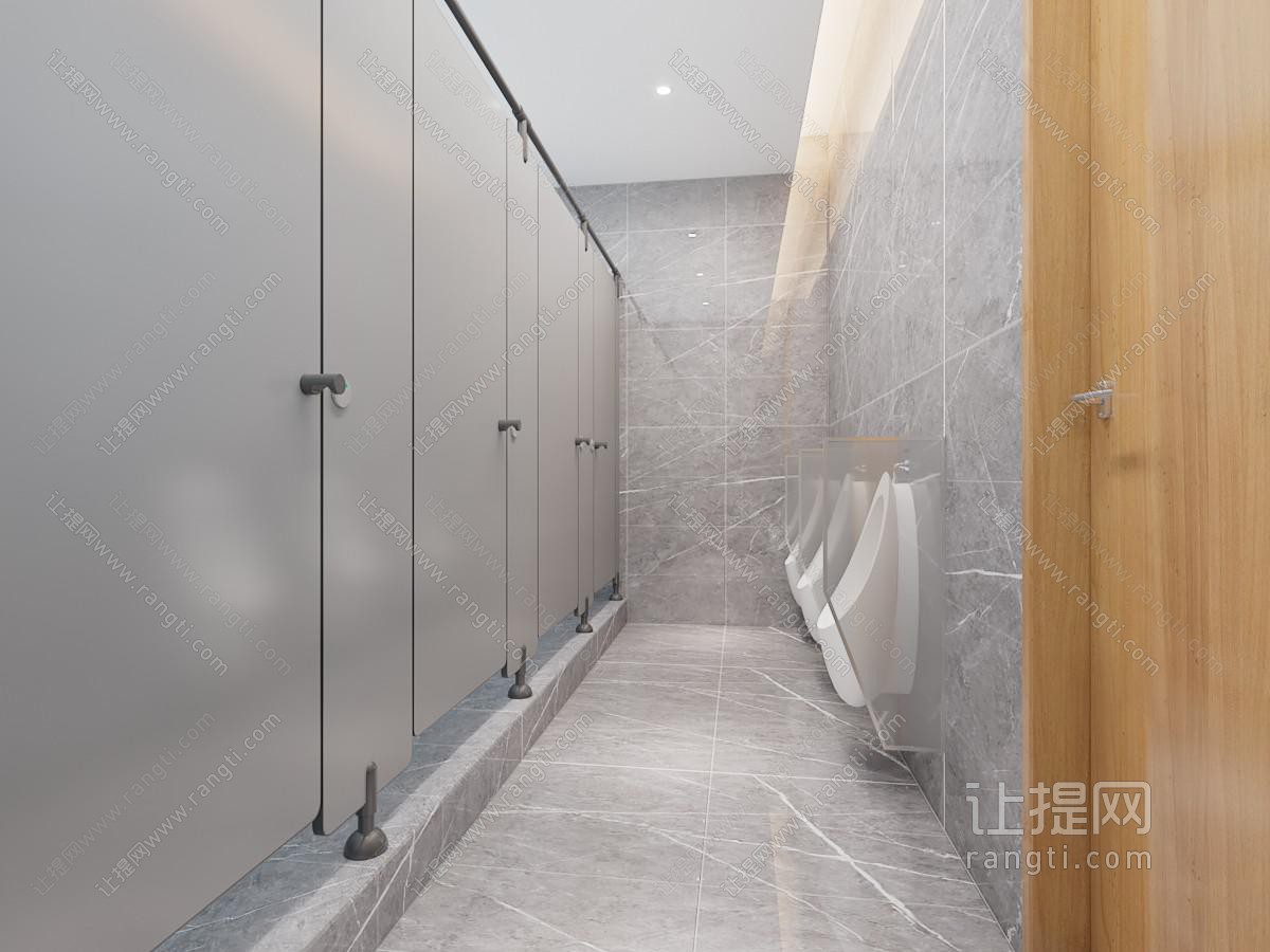 现代公共卫生间