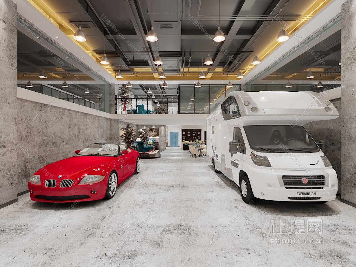 工业loft汽车4S店