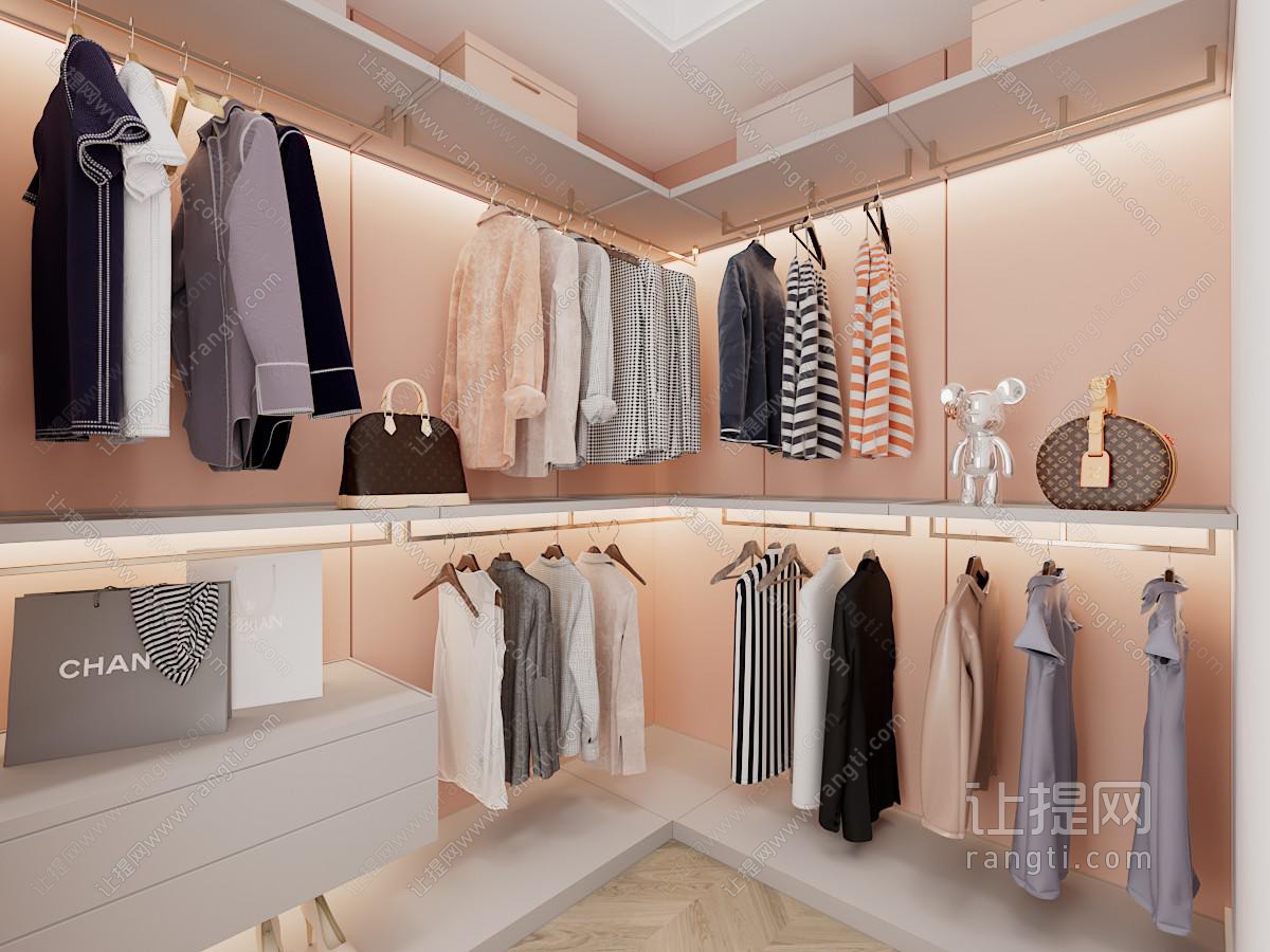 现代轻奢服装专卖店