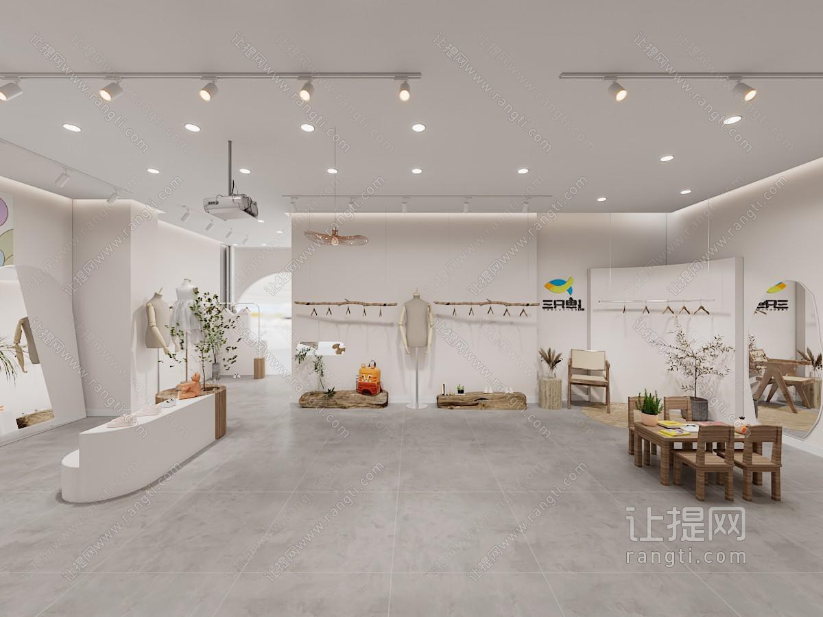 现代服装专卖店