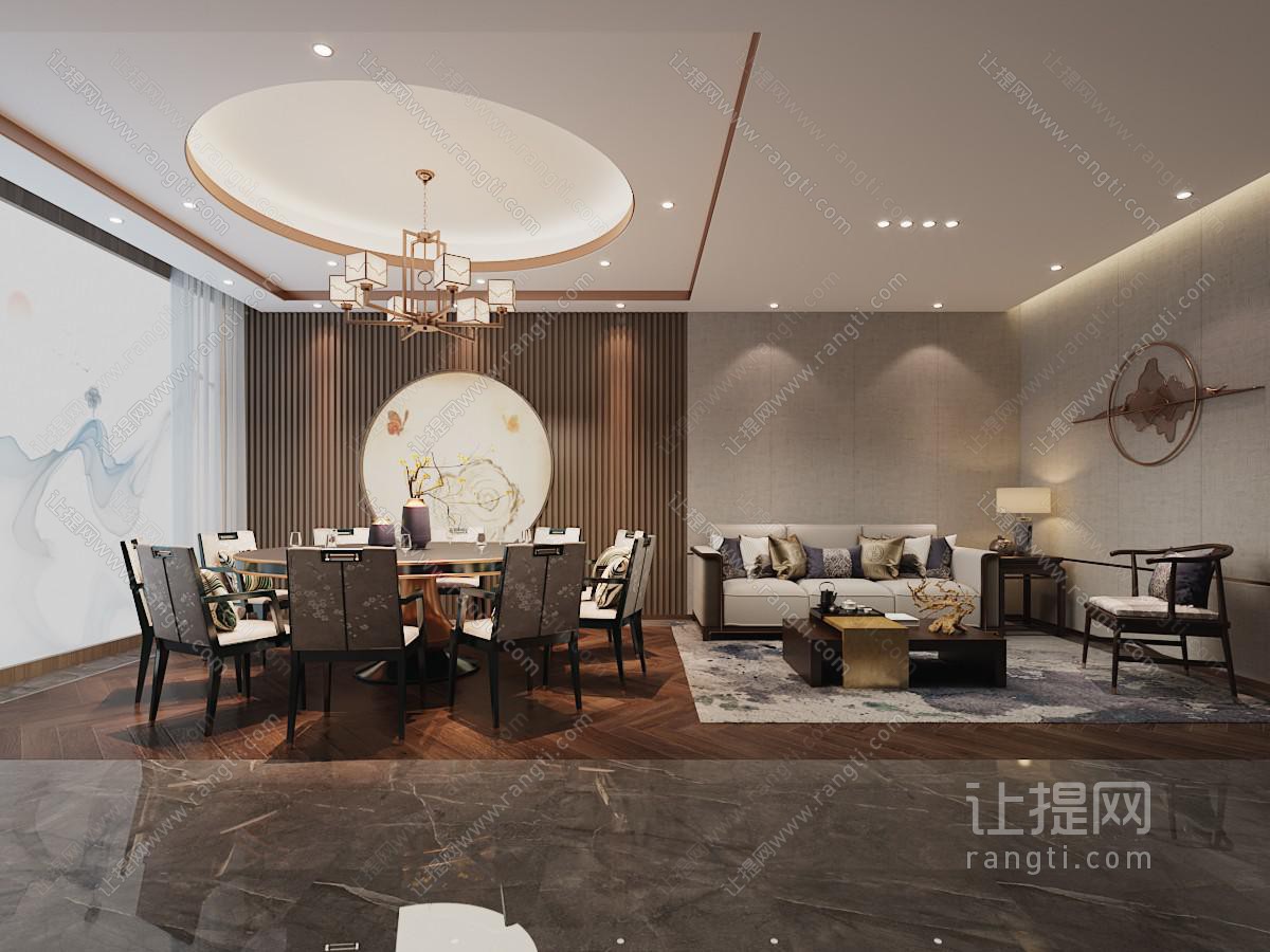 新中式酒店包厢包间