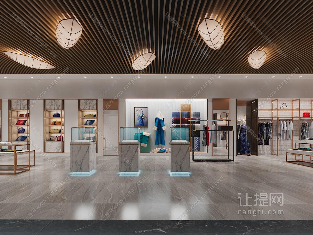 现代轻奢服装专卖店