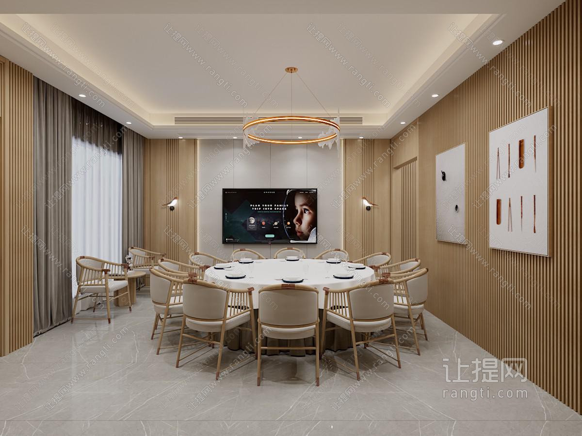 新中式酒店包厢包间