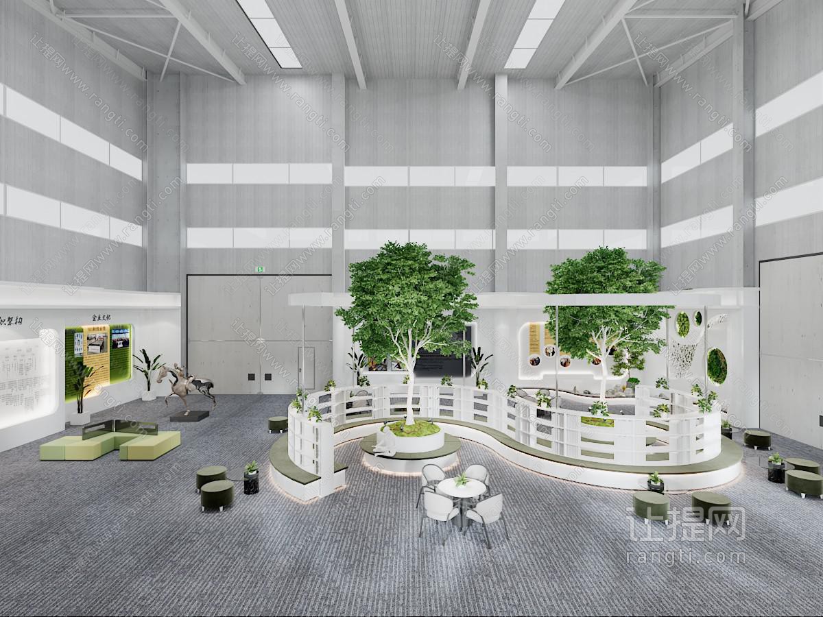 工业loft企业文化宣传展厅展览