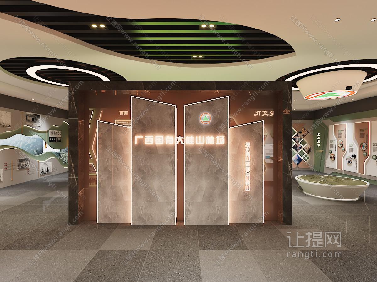 现代企业商品展厅展览