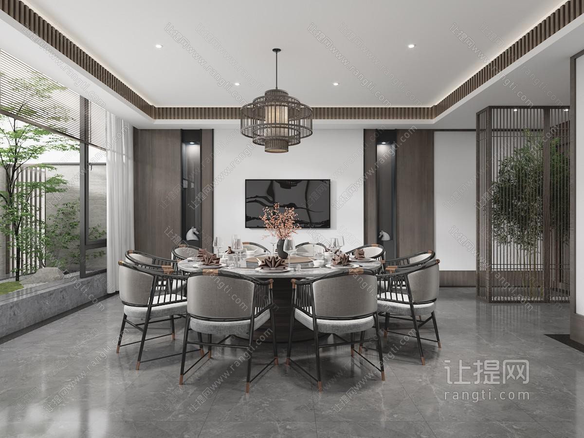 新中式酒店包厢包间