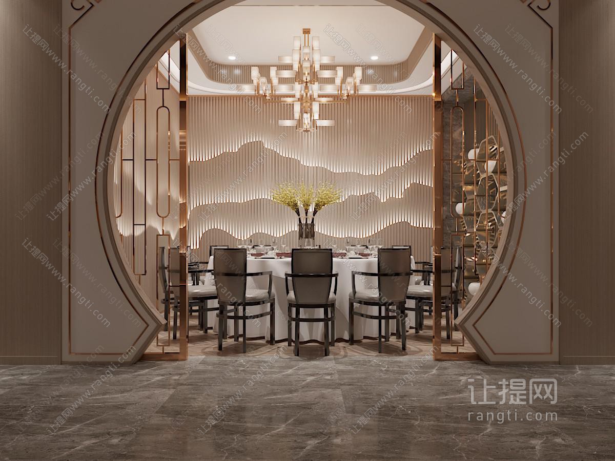 新中式酒店包厢包间