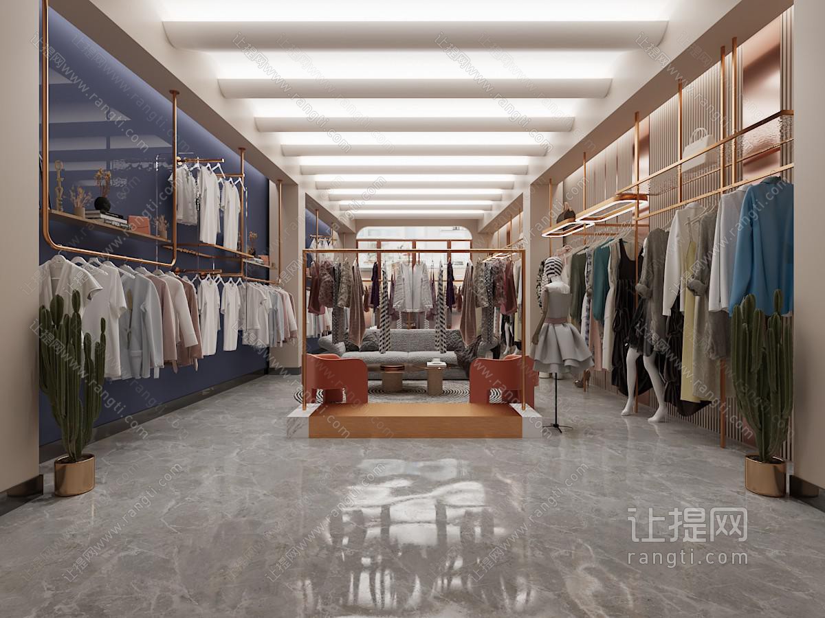 现代轻奢女装专卖店