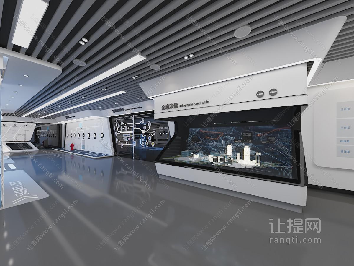 现代城市规划展厅展览