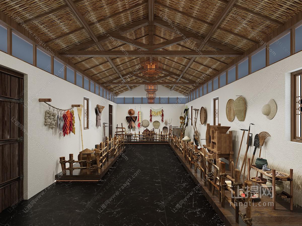 现代中国乡村农具展厅展览
