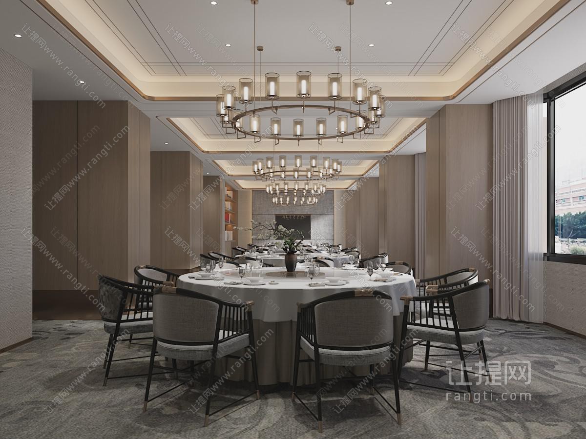 新中式酒店包厢包间