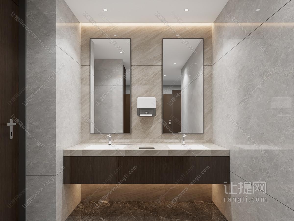 现代洗手间