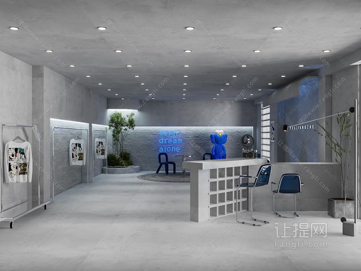 工业loft服装专卖店