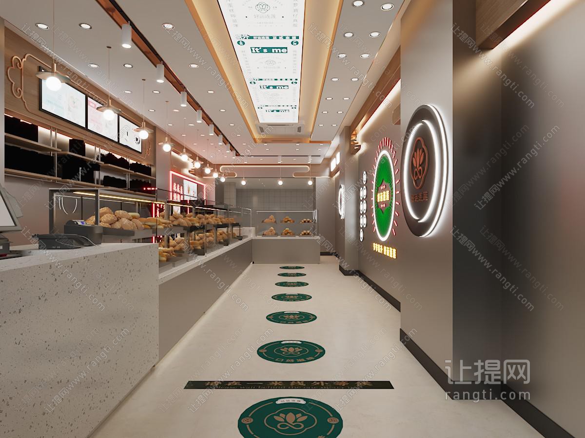 新中式烘焙面包甜品店
