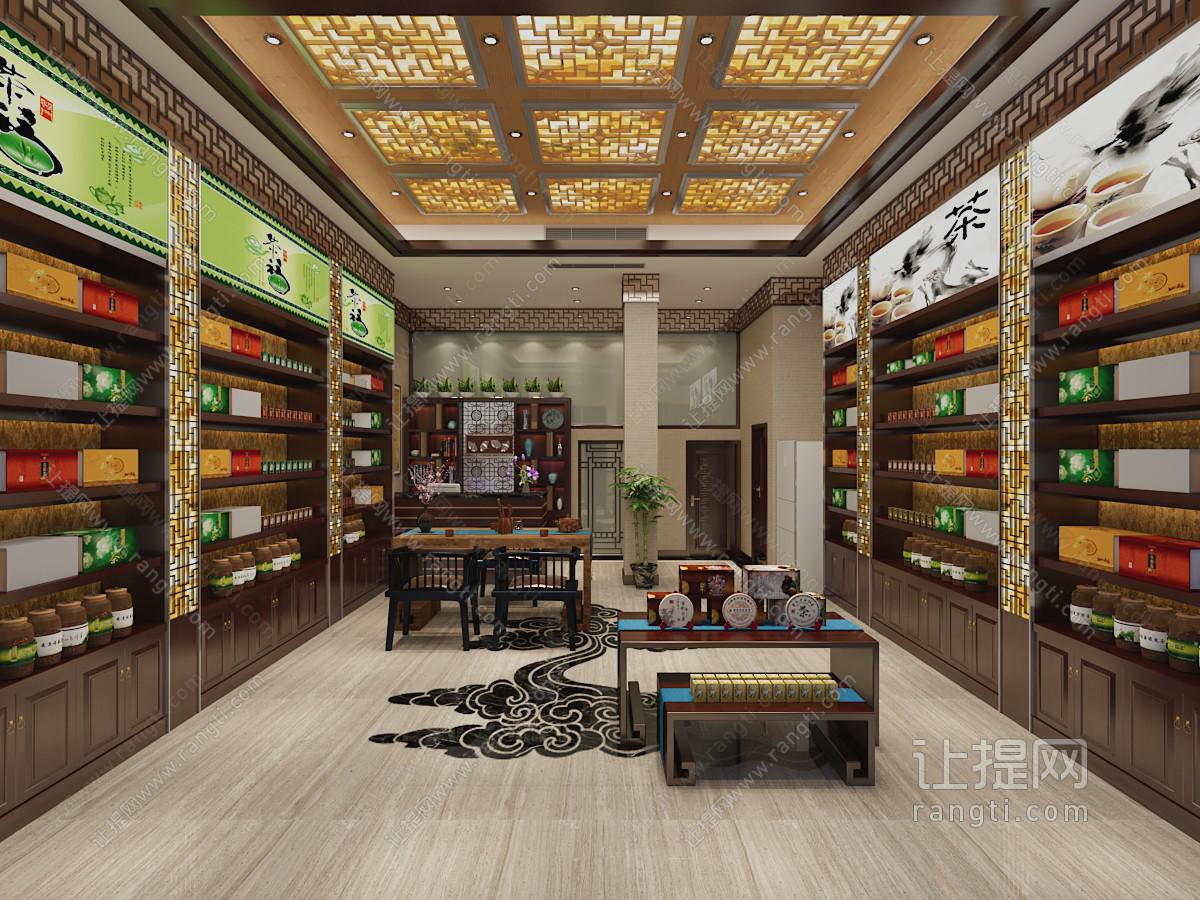 新中式茶馆、茶店