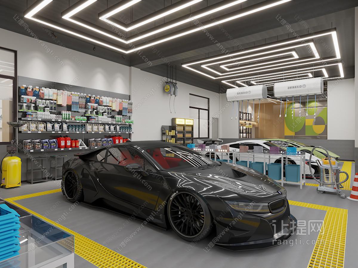 现代汽车美容维修店