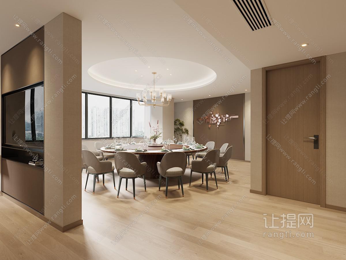 现代酒店包厢包间