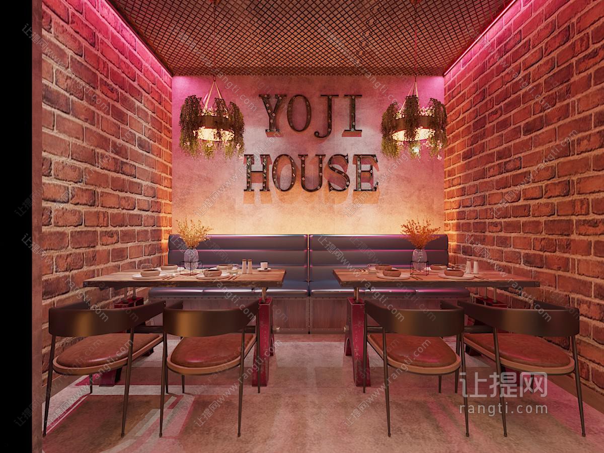 工业loft饭店餐馆包厢包间