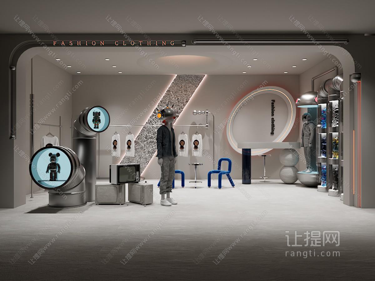工业loft服装专卖店
