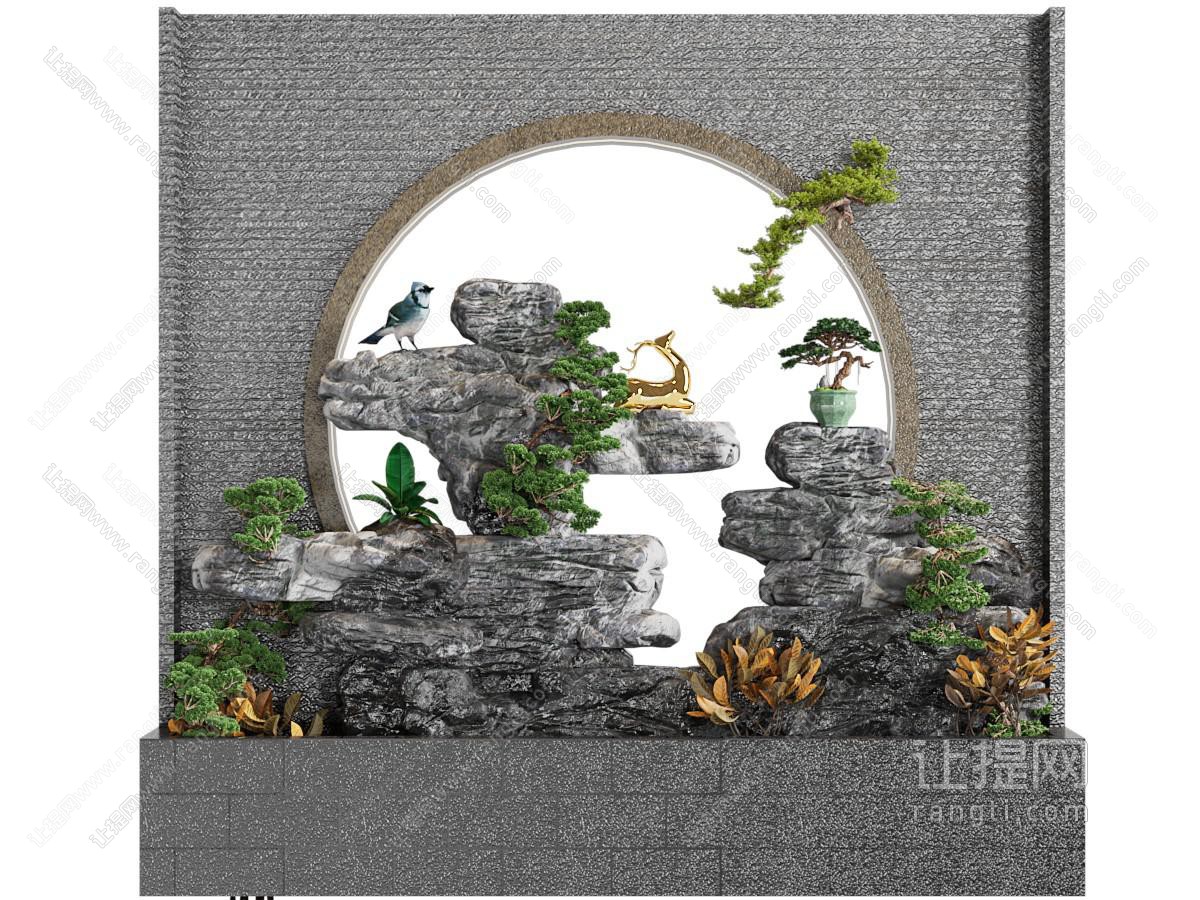 新中式景观园艺小品