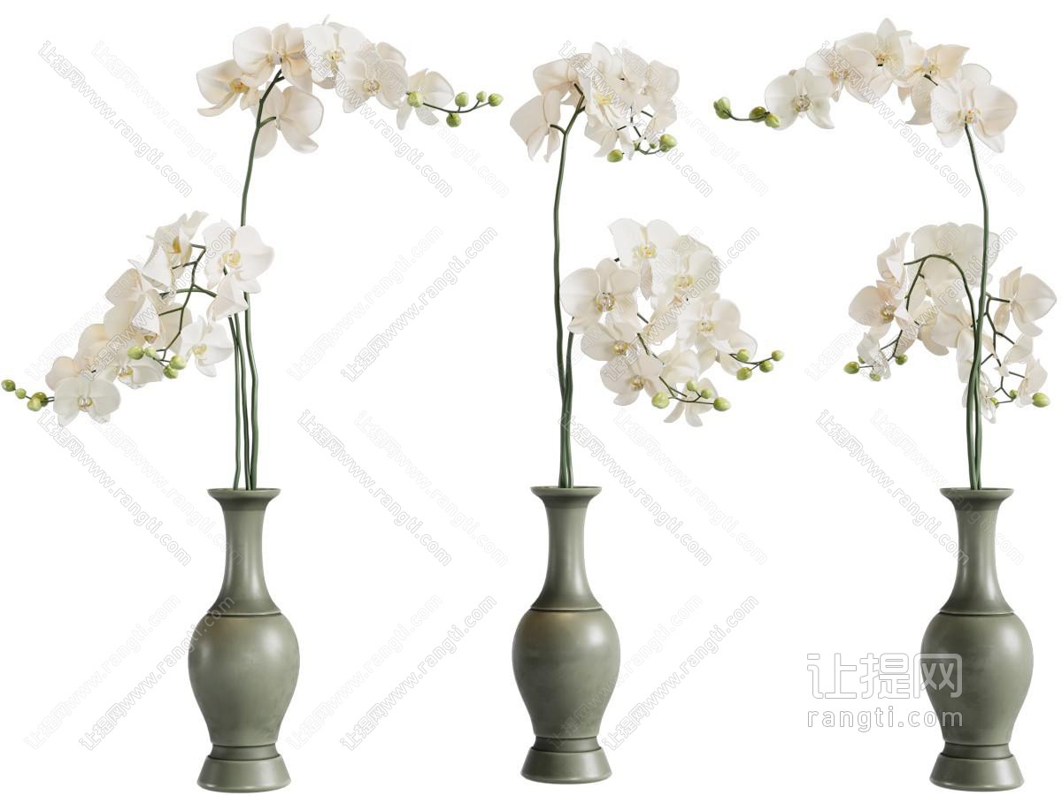 新中式花瓶花卉