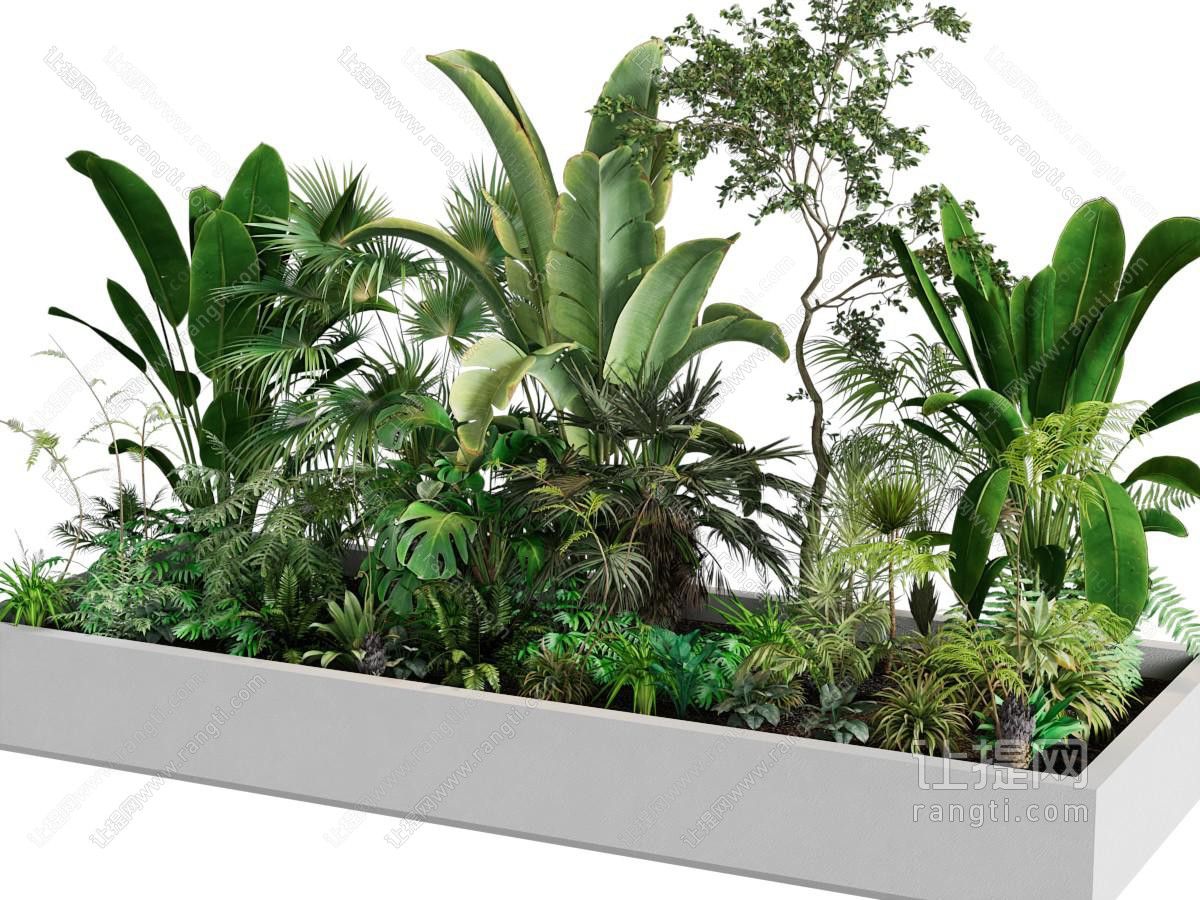 现代花坛花草绿植景观园艺小品