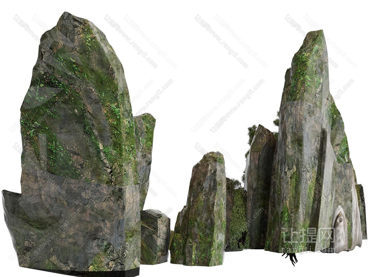 新中式假山石头