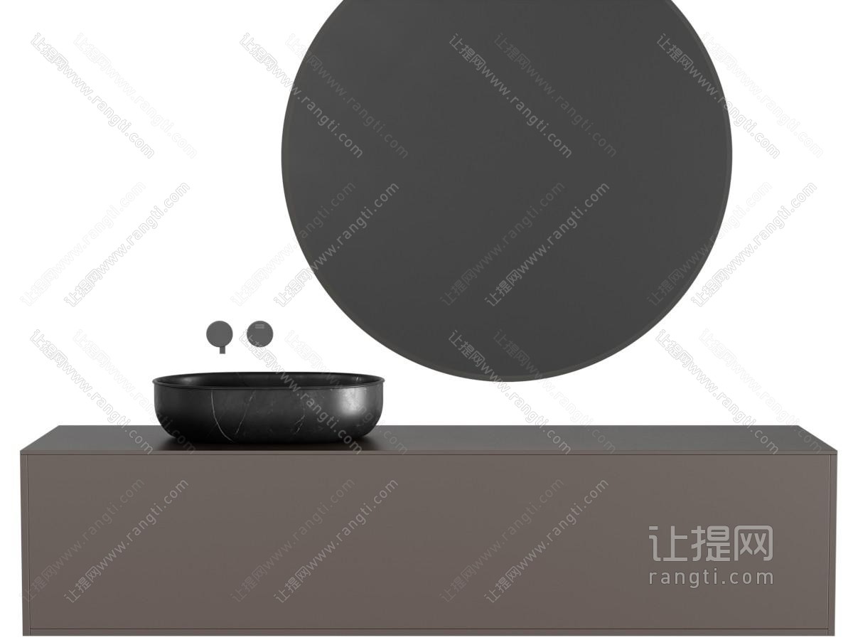 现代洗手台