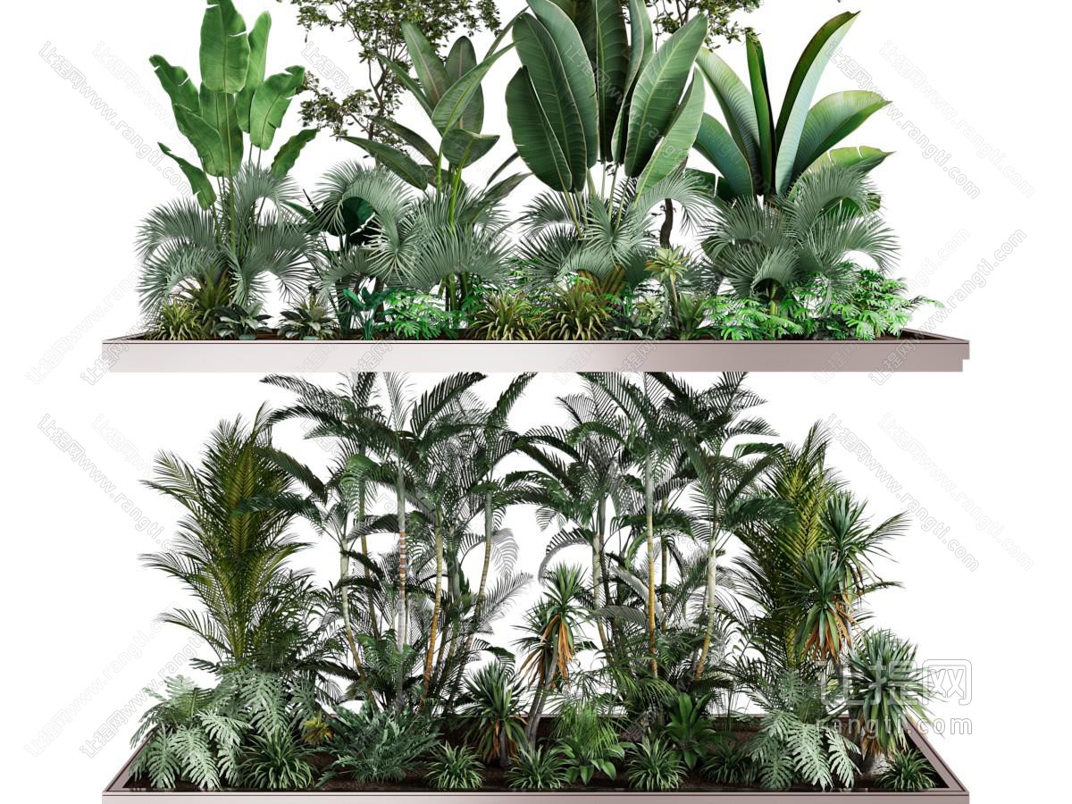 现代花坛花草景观园艺小品