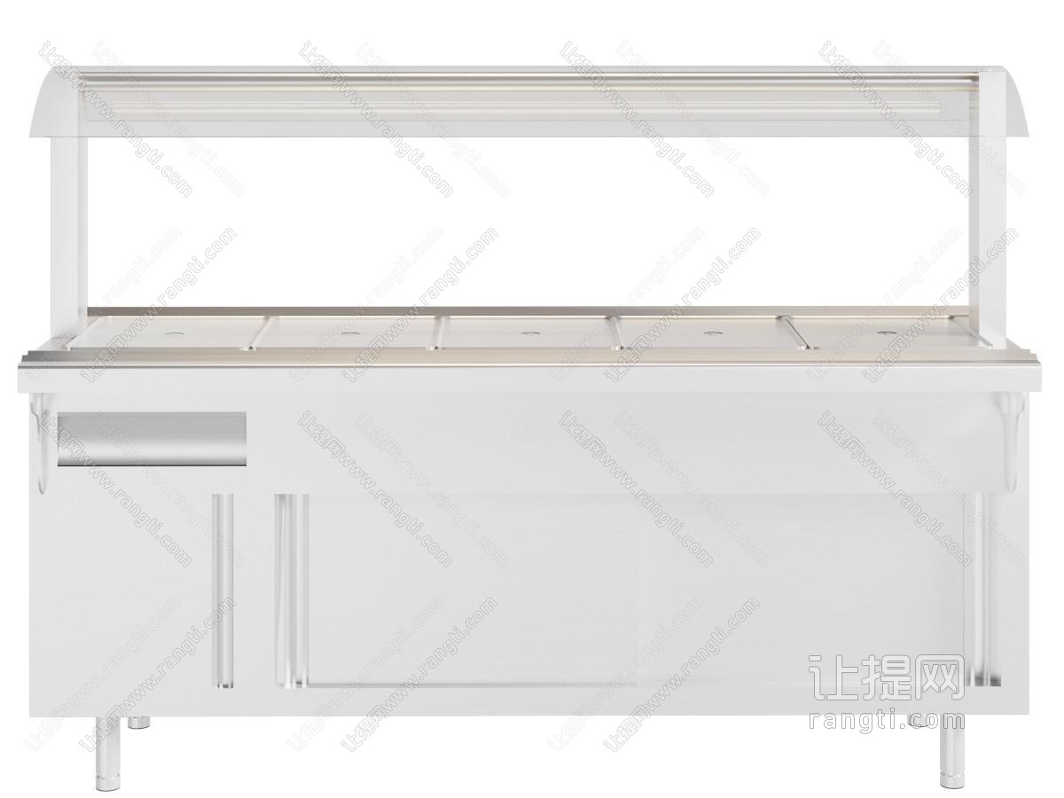 现代快餐保温台、保温售饭台