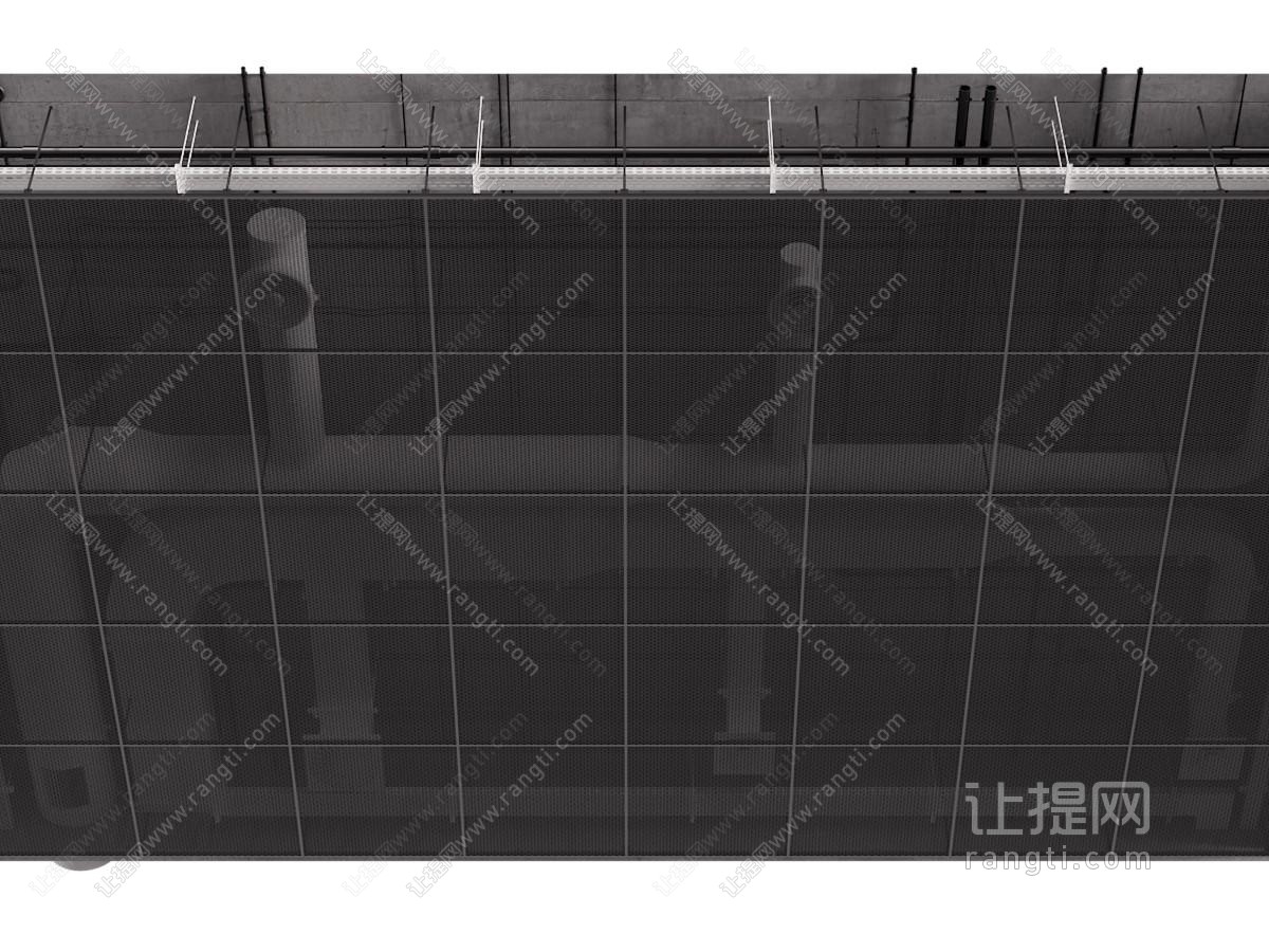 工业风loft管道天花吊顶