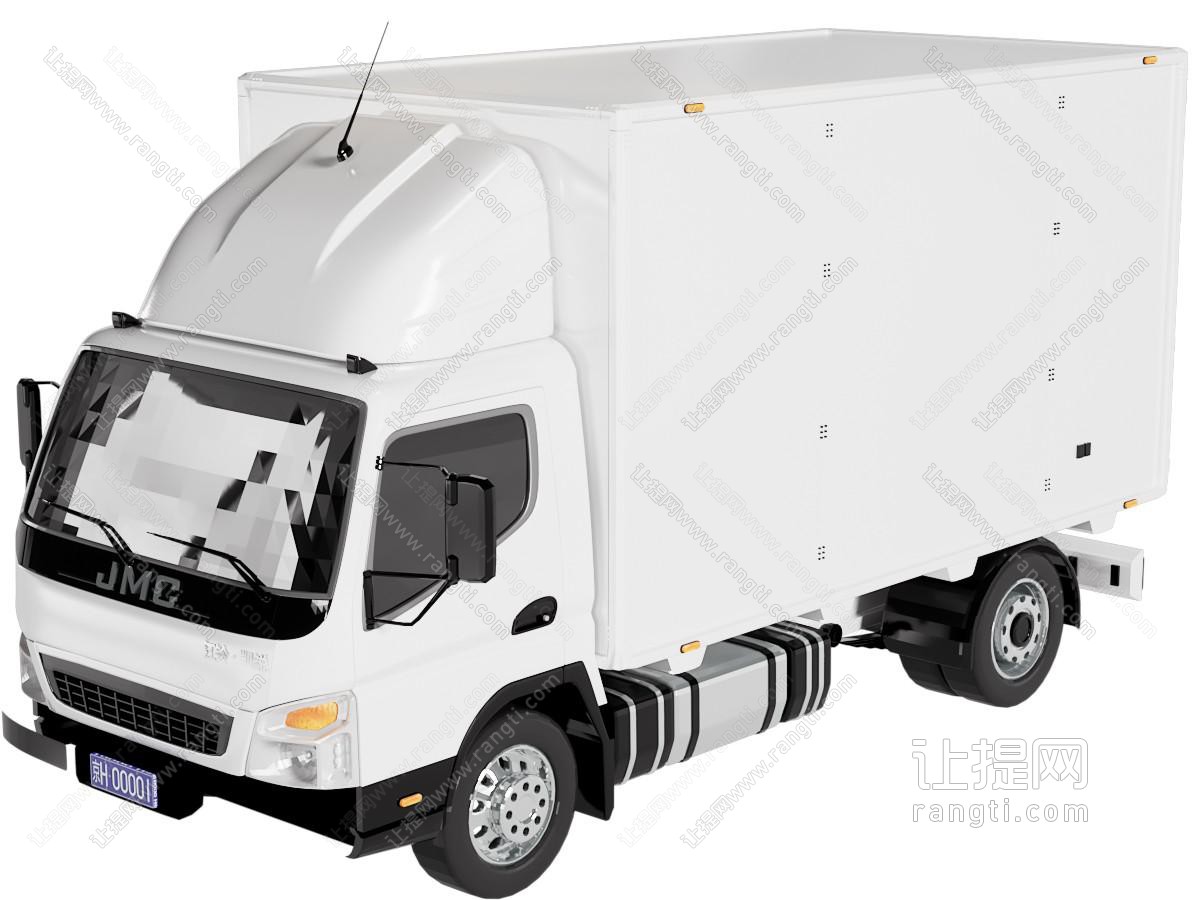 现代带冰柜的卡车、货车