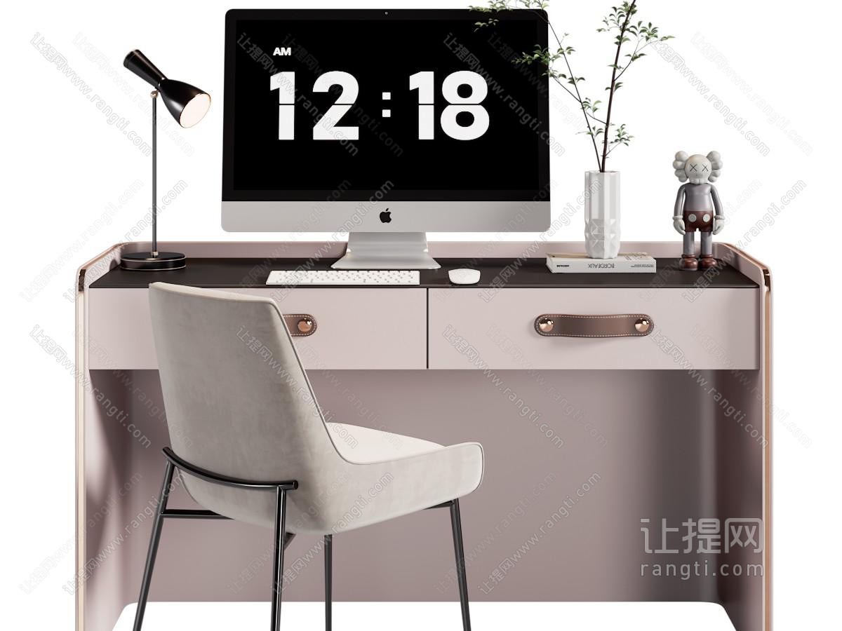 现代书桌椅组合
