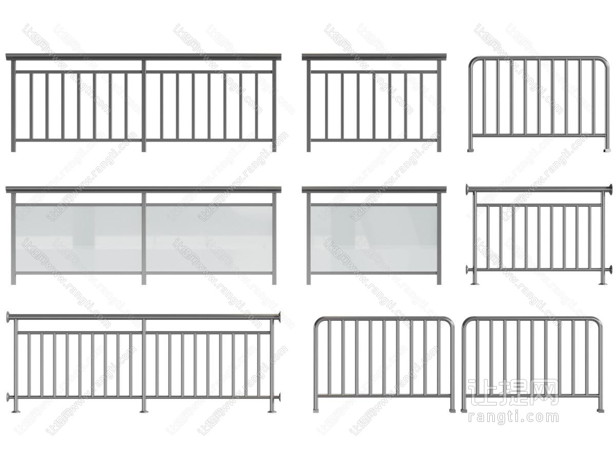 现代不锈钢栏杆、护栏