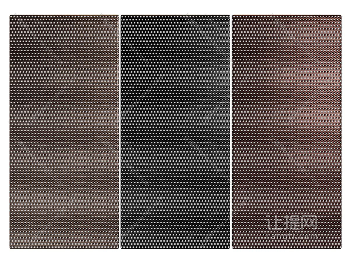 现代冲孔板、穿孔铝板