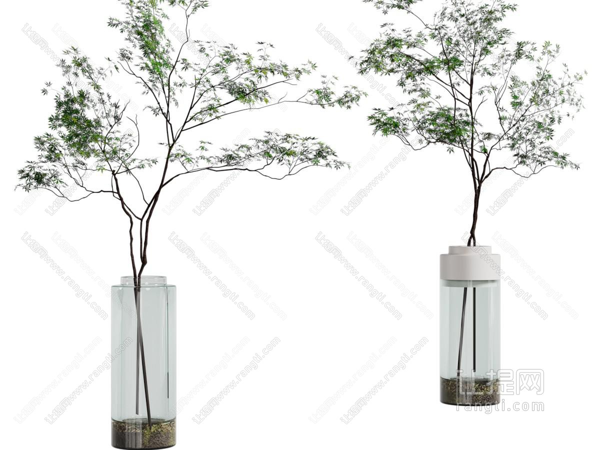 现代花瓶花卉马醉木摆件