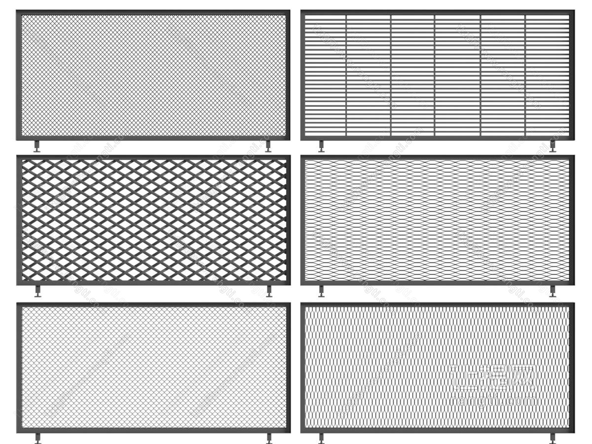 工业风loft金属网栏杆、护栏、围栏