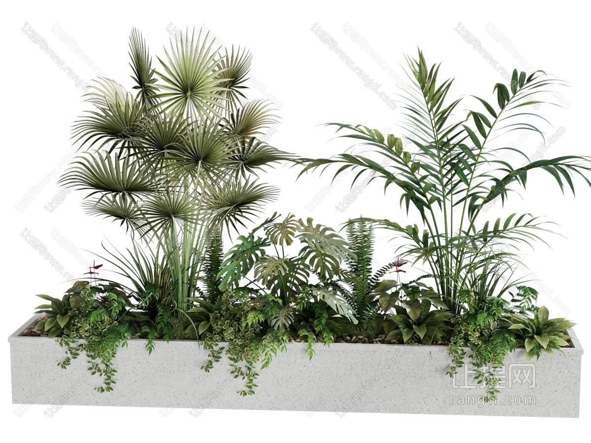 现代户外花坛花草植物景观园艺小品