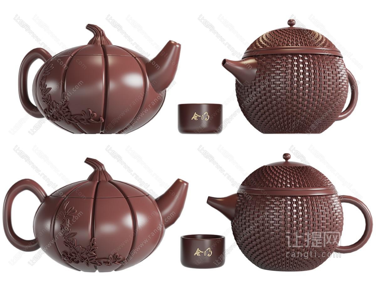 新中式紫砂茶壶