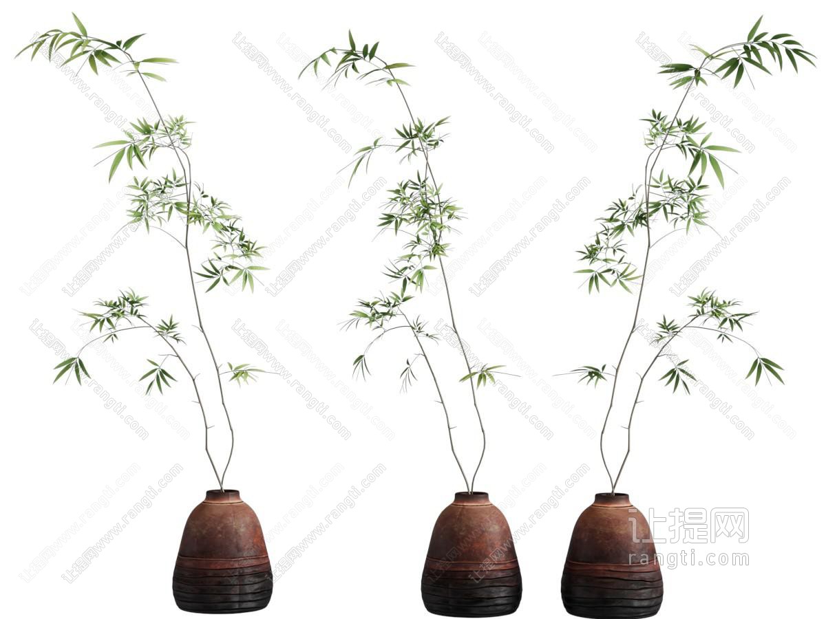 现代陶艺花瓶花卉